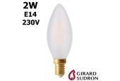 AMPOULE FLAMME LED 2W E14 230V GIRARD SUDRON