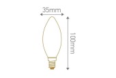 AMPOULE FLAMME LED 2W E14 230V GIRARD SUDRON