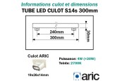 Tube ARIC S14s 30cm - LED 4W 2700K Tube ARIC S14s 30cm - LED 4W 2700K