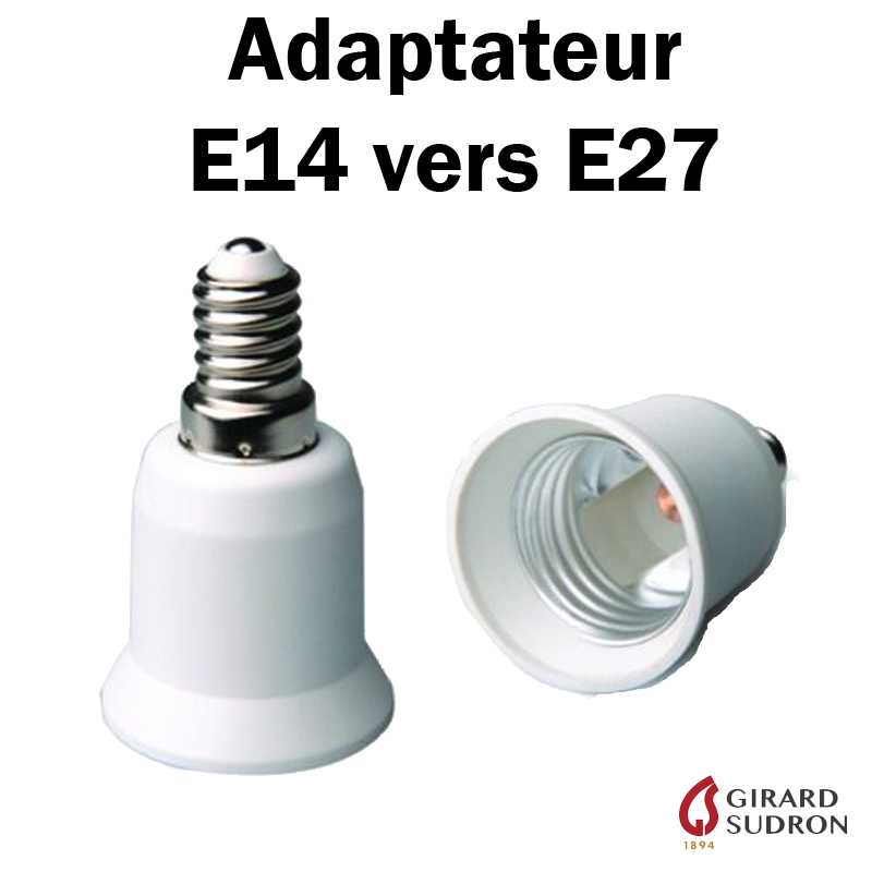 Adaptateur Douille E14 pour ampoul.
