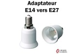 ADAPTATEUR E14 VERS E27 POUR LAMPES LED