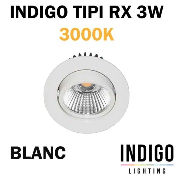 SPOT LED ORIENTABLE 3W INDIGO TIPI RX