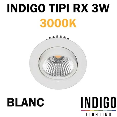 SPOT LED ORIENTABLE 3W INDIGO TIPI RX