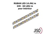 RUBAN LED 24V 14.4W/m IP20 (intérieur) RUBAN LED 24V 14.4W/m IP20 (intérieur)