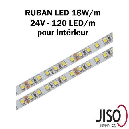 RUBAN LED 24V 18W/m IP20 (intérieur)