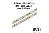 RUBAN LED 24V 18W/m IP20 (intérieur)