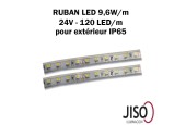 RUBAN LED 24V 9.6W/m IP65 (extérieur) RUBAN LED 24V 9.6W/m IP65 (extérieur)