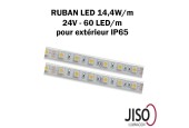 RUBAN LED 24V 15W/m IP65 (extérieur) RUBAN LED 24V 15W/m IP65 (extérieur)