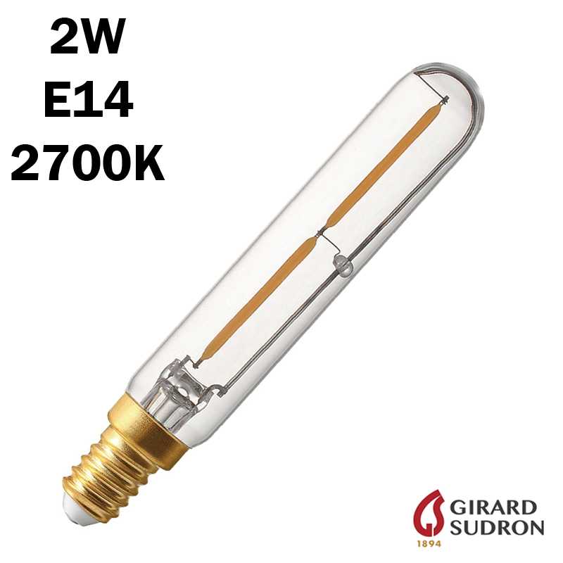 Ampoule Incandescence Tube spécial ST26- Culot E14 - 15 Watts ou