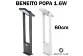 Borne SOLAIRE BENEITO POPA 60cm 1.6W avec détecteur Borne SOLAIRE BENEITO POPA 60cm 1.6W avec détecteur
