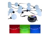 Guirlande LED rechargeable 5W, haut-parleur 5W IP44