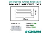 AMPOULE SYLVANIA LYNX-F 24W 2G10