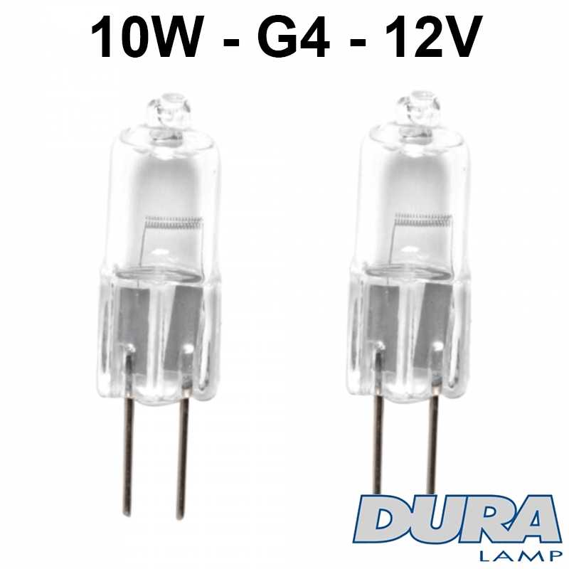 Ampoule 10W G4 - lampe capsule halogène 12V - DURALAMP 01946