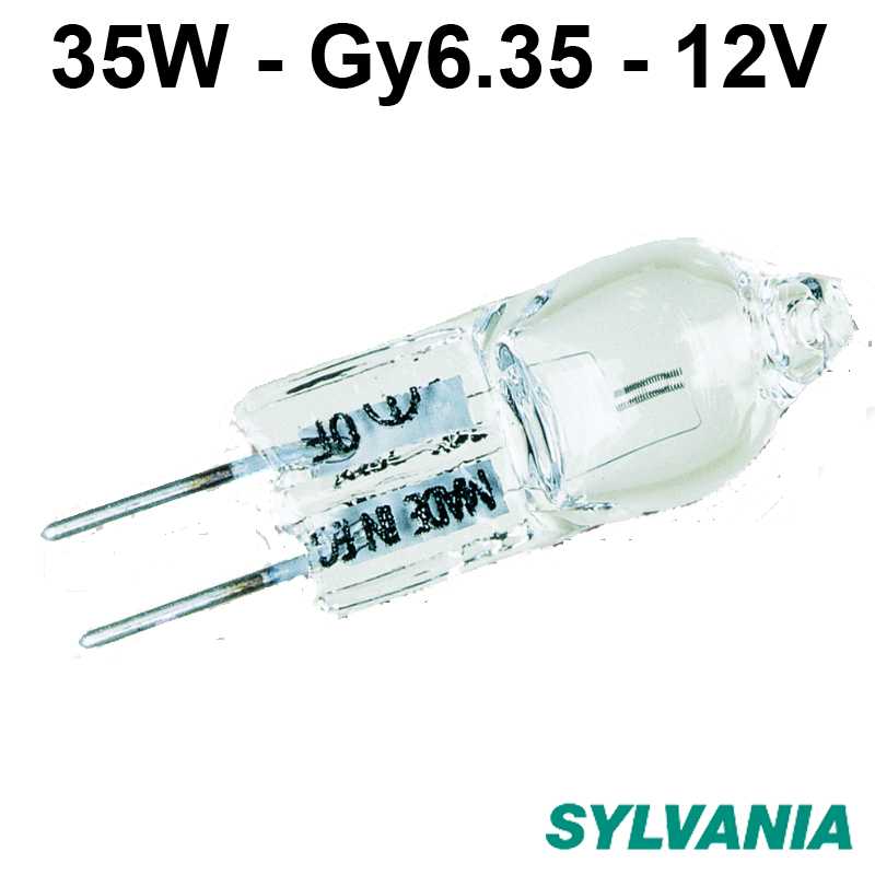 Ampoule 35W Gy6.35 - lampe capsule halogène 12V - SYLVANIA 21021