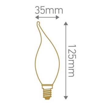 Lampe flamme LED coup de vent 2W GIRARD SUDRON