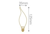 Ampoule FLAMME LED Coup de vent 2W E14 230V GIRARD SUDRON