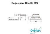 Bague pour douille E27 (filetée et mi-filetée)