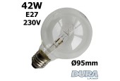 Ampoule globe 42W E27 230V - Ø95mm Ampoule globe 42W E27 230V - Ø95mm