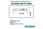 SYLVANIA HSI-TD 150W Rx7s