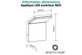 Applique LED NEO 9W 220V