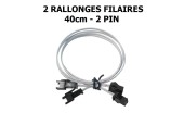Rallonges 40cm pour stripLED mono couleur