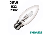 Ampoule Flamme Lisse 28W B22 230V Ampoule Flamme Lisse 28W B22 230V
