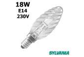 Ampoule Flamme torsadée 18W E14 230V Ampoule Flamme torsadée 18W E14 230V