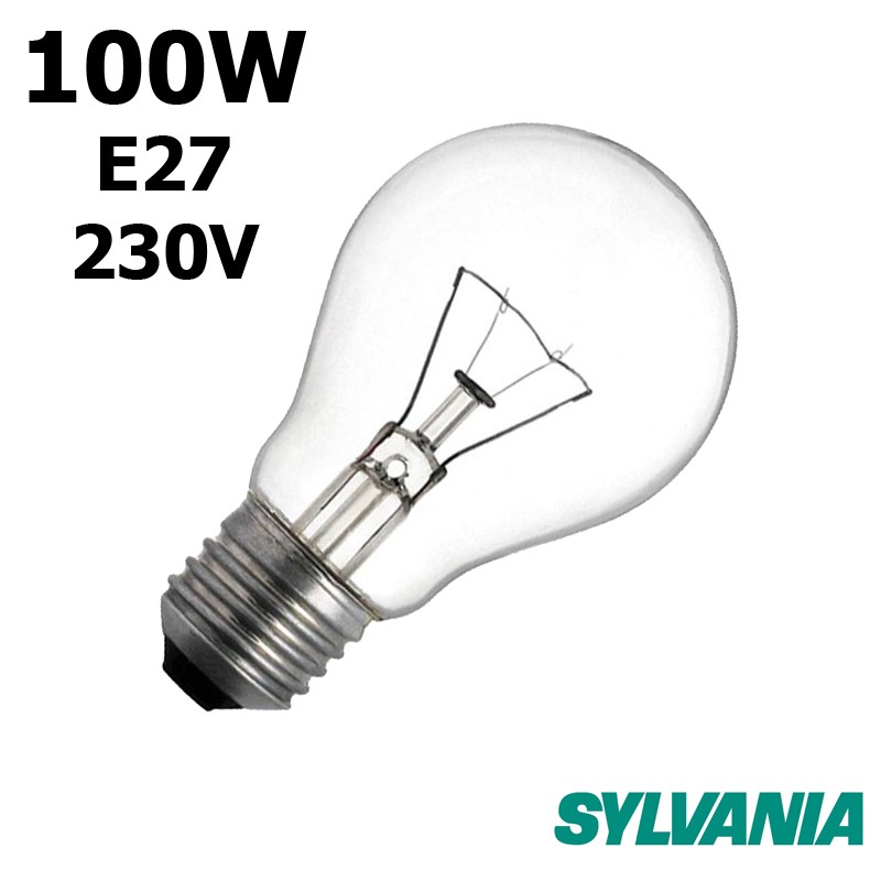 Ampoule 100W E27 230V - Lampe filament claire incandescente