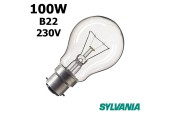 Ampoule standard claire 100W B22 230V