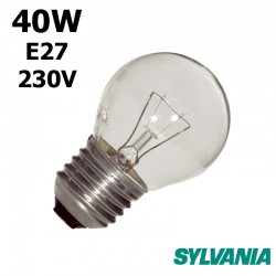 Ampoule sphérique 40W E27 230V