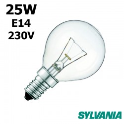 Ampoule sphérique 25W E14 230V