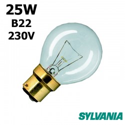 Ampoule sphérique 25W B22 230V