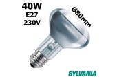 Ampoule réflecteur Ø80mm 40W E27 230V
