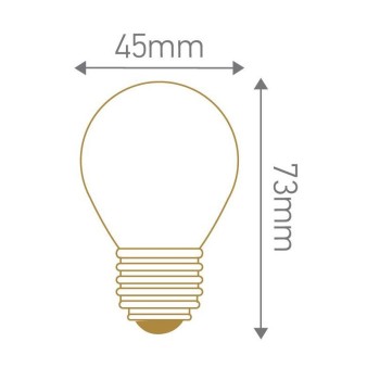 Ampoule LED sphérique dépolie 5W E27 230V
