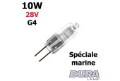 Ampoule 10W 28V G4 (spéciale bateau) Ampoule 10W 28V G4 (spéciale bateau)