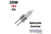 Ampoule 20W 28V G4 (spéciale bateau) Ampoule 20W 28V G4 (spéciale bateau)