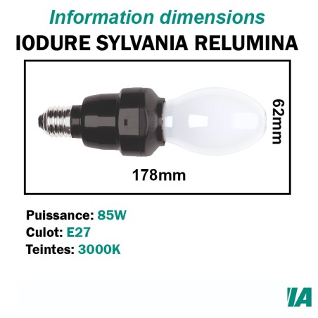 Ampoule SYLVANIA RELUMINA 85W E27