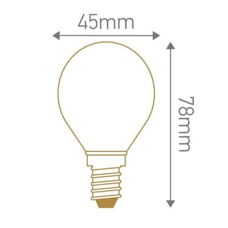 Ampoule sphérique LED 4W E14 230V GIRARD SUDRON