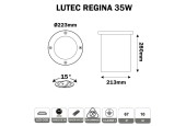 SPOT ENCASTRÉ DE SOL 35W - LUTEC REGINA