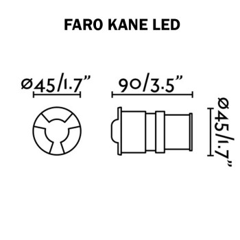 Encatré de sol LED - FARO KANE-2