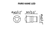 Encastré de sol LED 3W - FARO KANE-2 Encastré de sol LED 3W - FARO KANE-2