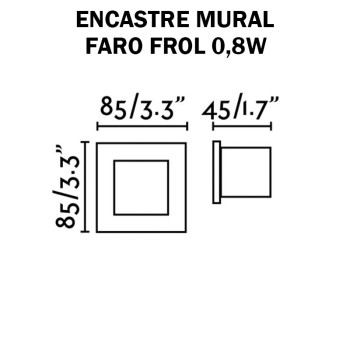 LUMINAIRE mural extérieur -  FARO FROL