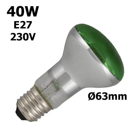 Ampoule verte 40W E27 230V