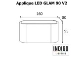 Applique INDIGO GLAM 90 V2