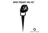 Spot piquet 3W 230V 45° BENEITO CADDIE