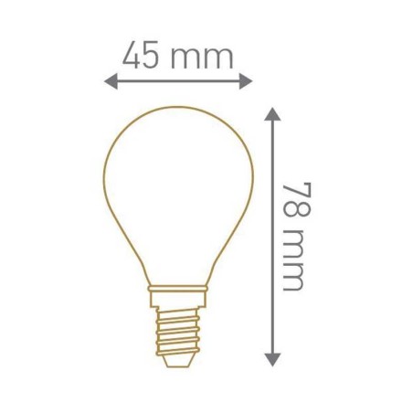 Sphérique LED calotte cuivrée 4W E14 230V GIRARD SUDRON