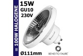 LED Ø111mm 15W GU10 230V - BENEITO DOLE