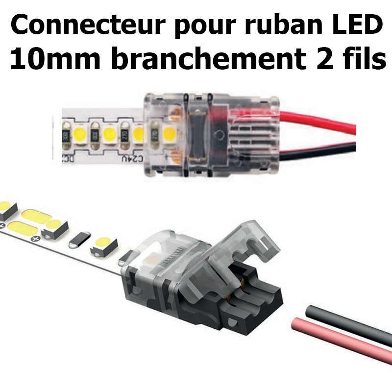Connecteur pour Ruban LED 12mmx16mm Monocouleur