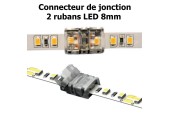 CONNECTEUR JONCTION RUBANS LED Largeur 8mm CONNECTEUR JONCTION RUBANS LED Largeur 8mm