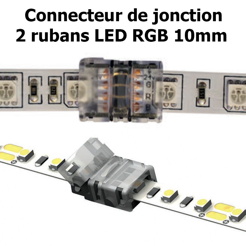 Connecteur 2 broches pour ruban led RGB 220V